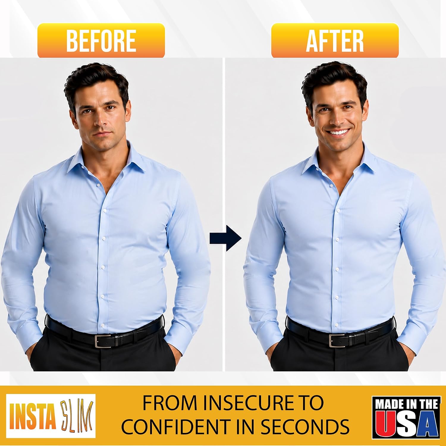 CAMISETA SIN MANGAS COMPRESIVA INSTA SLIM 3 UNIDADES - 4