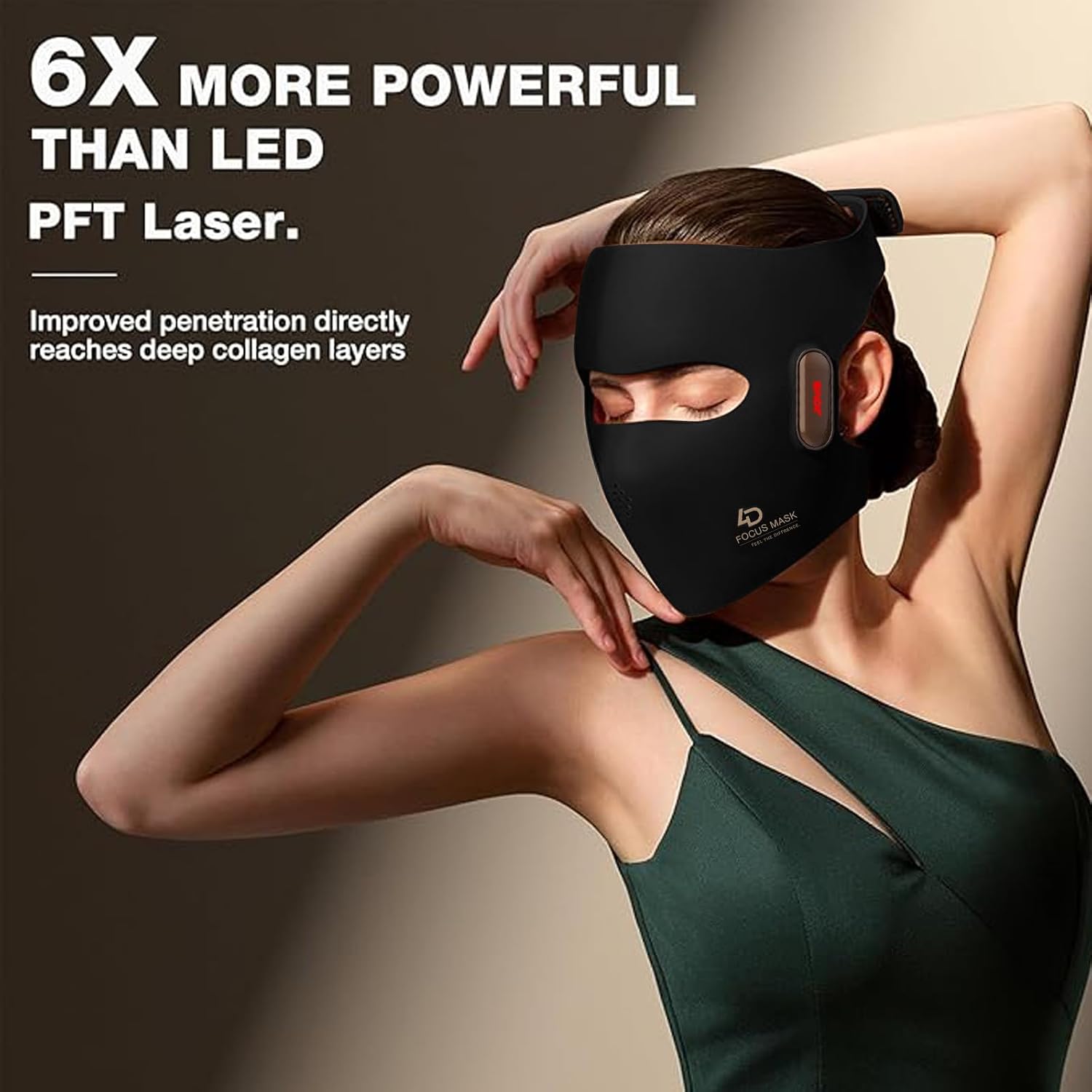 MÁSCARA DE TERAPIA LÁSER 4D JOVS NEGRA - 5