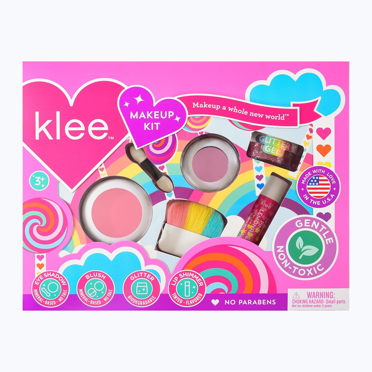 SET DE MAQUILLAJE KLEE NATURALS BREEZY DOES IT PARA NIÑAS - 1