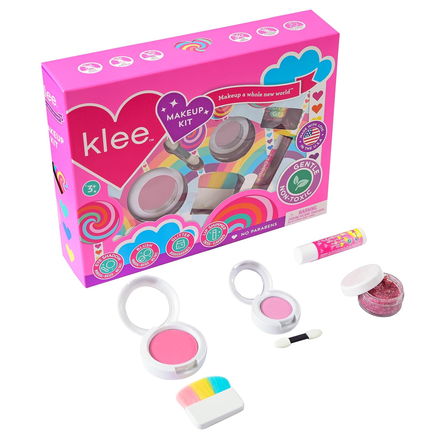 SET DE MAQUILLAJE KLEE NATURALS BREEZY DOES IT PARA NIÑAS - 2