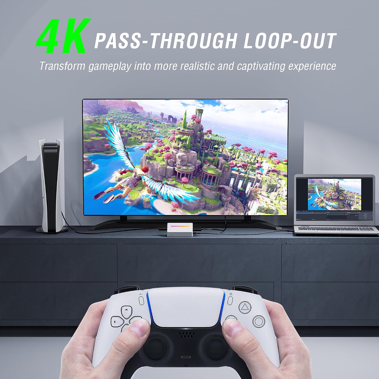 CAPTURADORA DE VIDEO AMPLIGAME FIFINE V3W HDMI 4K - 3