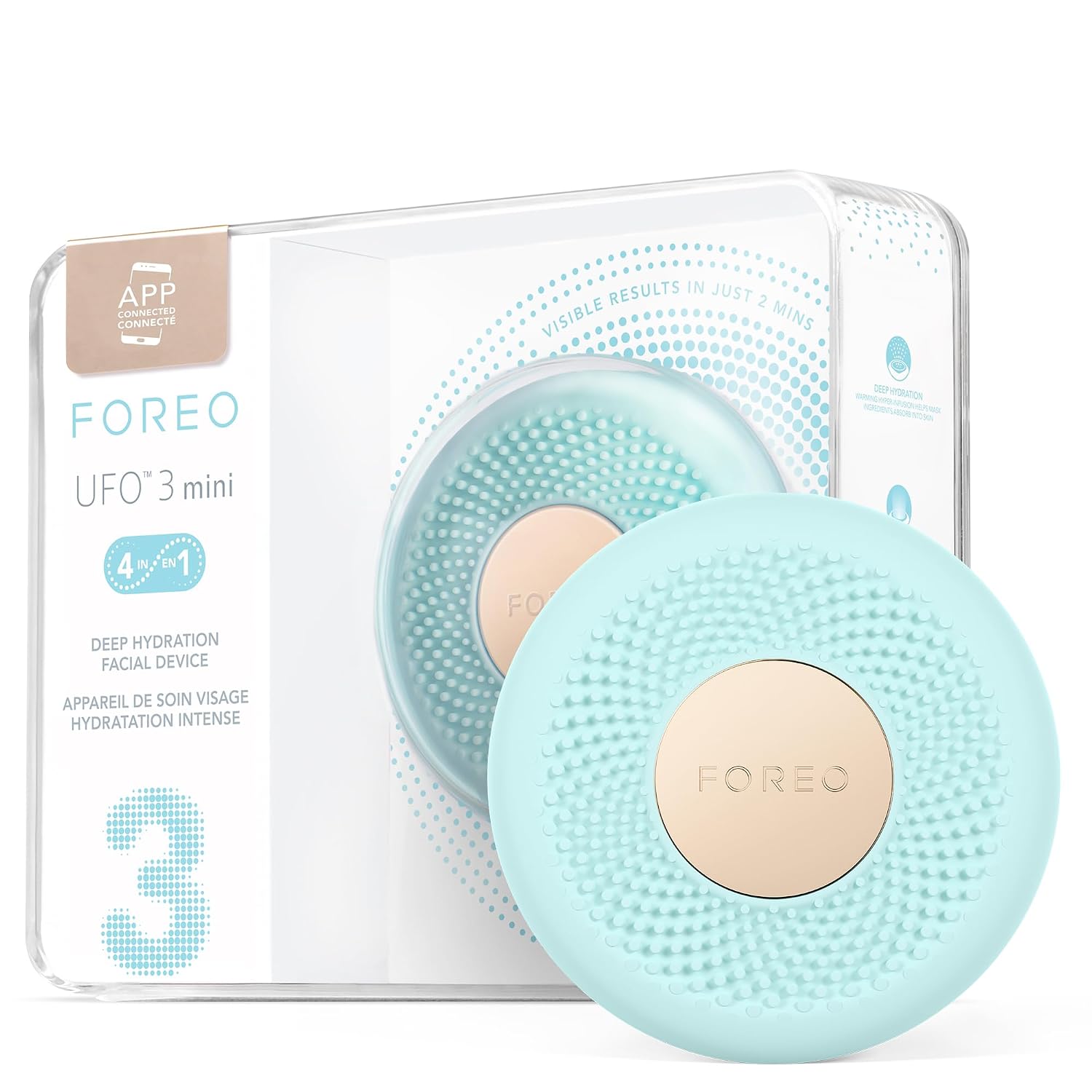MASCARILLA FACIAL FOREO UFO 3 MINI HIDRATANTE CON LUZ ROJA - 1