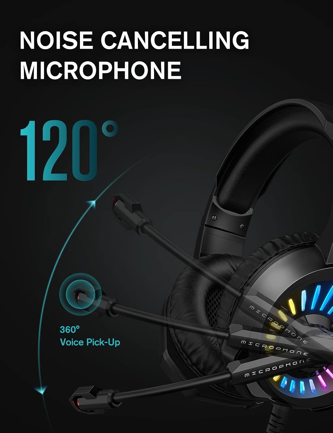 AUDÍFONOS GAMING ZIUMIER Z20 CON CABLE PARA PC, PS5, PS4, XBOX SERIES X|S - 2