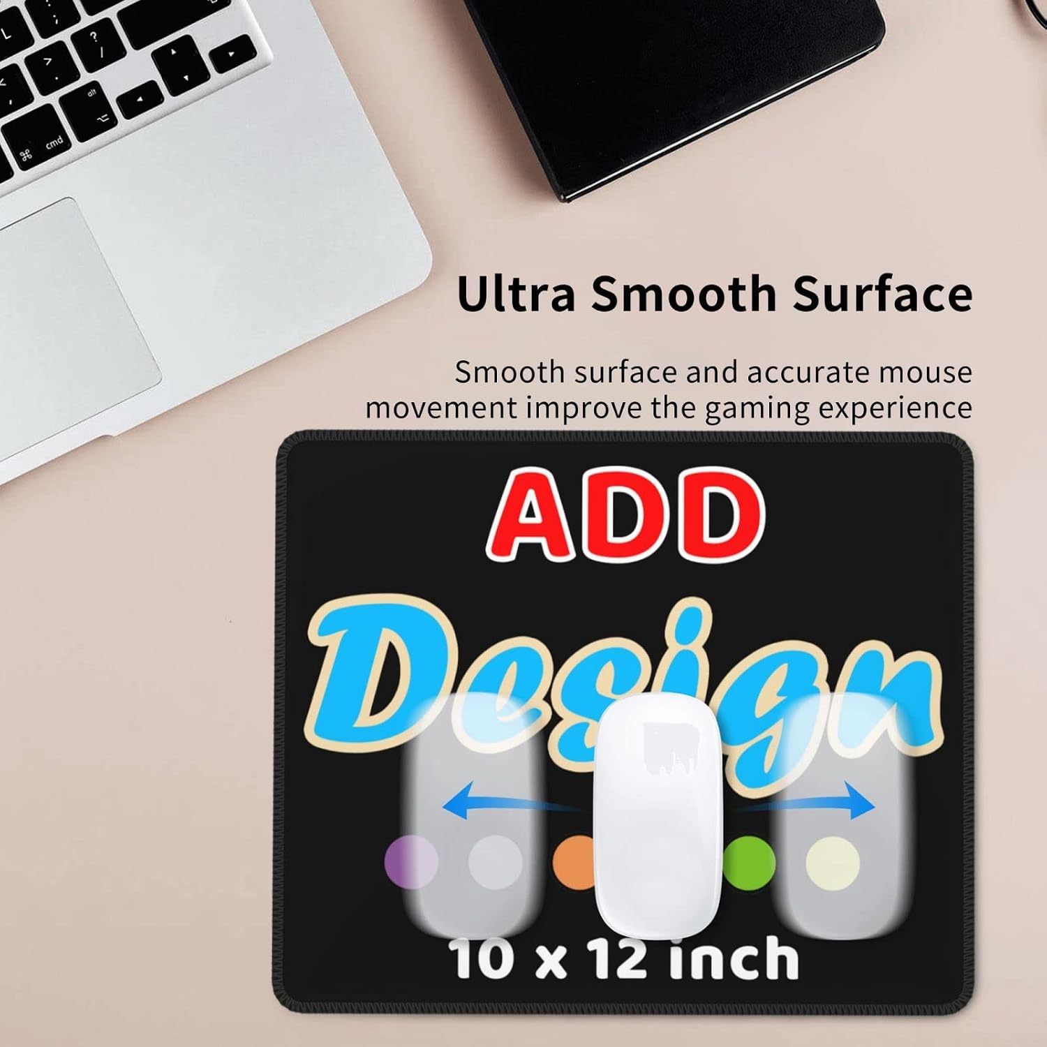 MOUSE PAD PERSONALIZADO HSPOILDOGED 25X30 CM CON BORDE COSIDO ANTIDESLIZANTE - 5