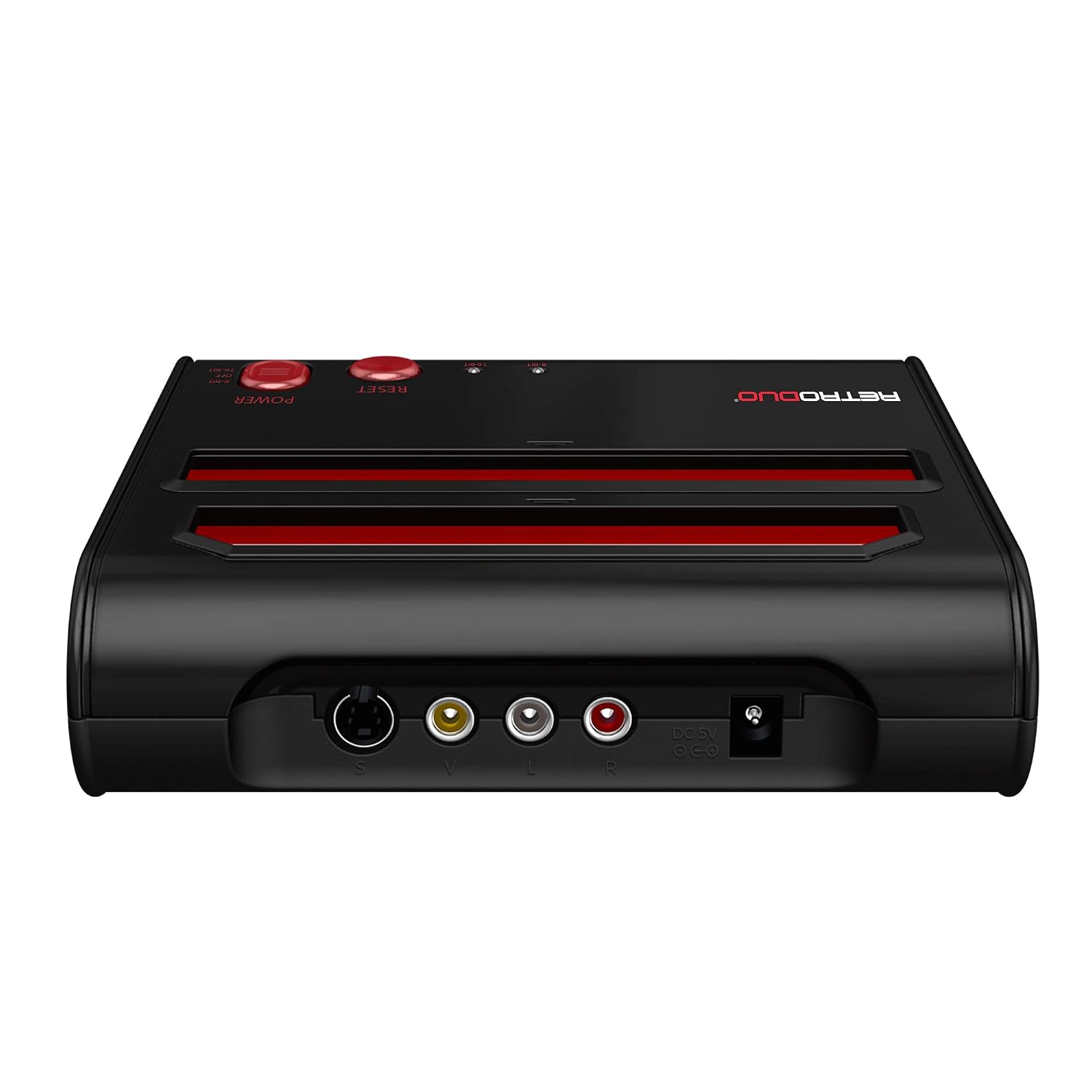 CONSOLA RETRO-BIT RETRO DUO 2 EN 1 PARA NES Y SNES NEGRA - 2