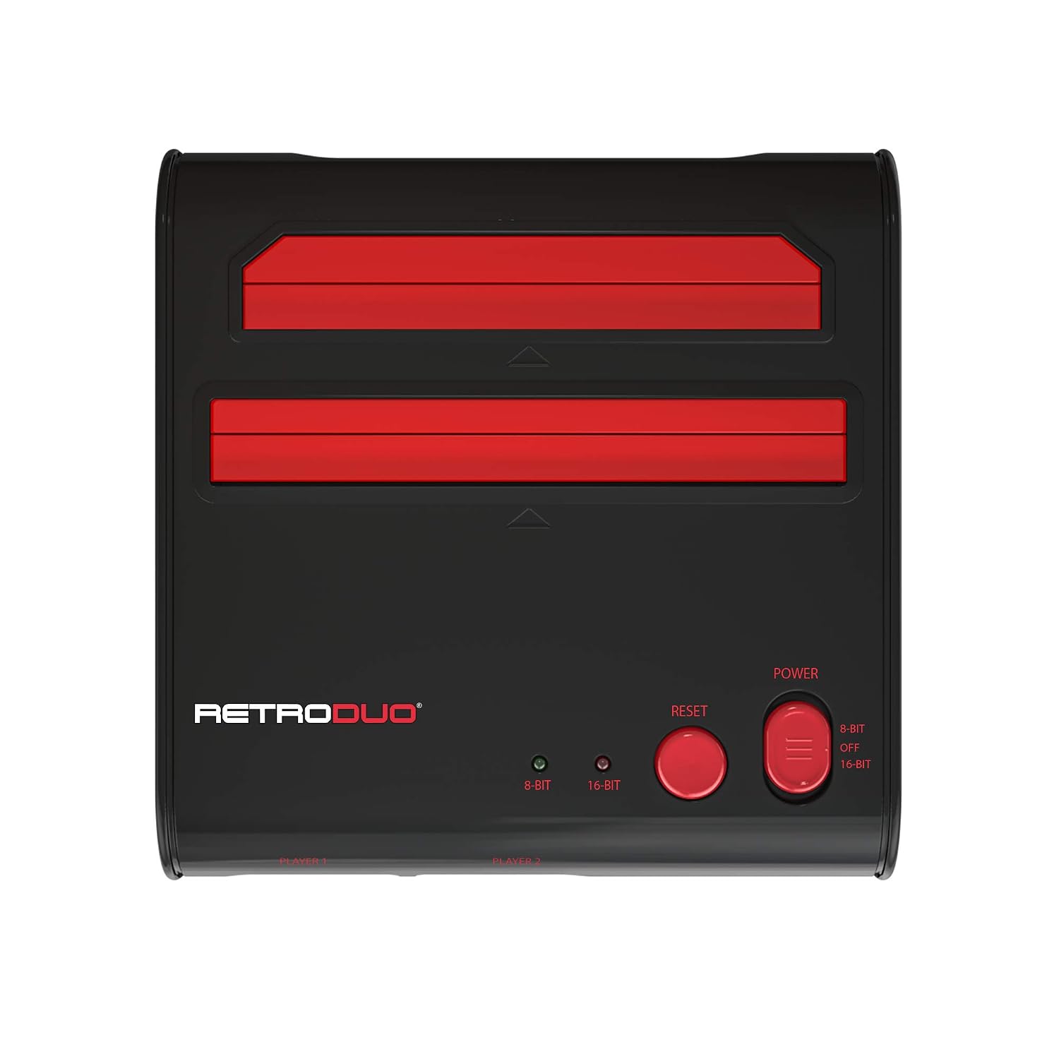 CONSOLA RETRO-BIT RETRO DUO 2 EN 1 PARA NES Y SNES NEGRA - 5
