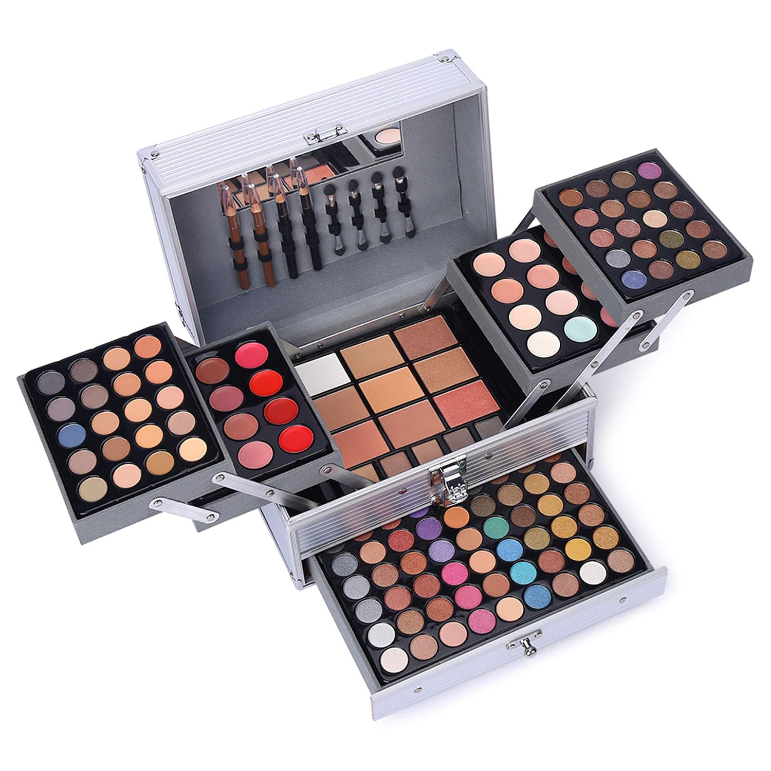 SET DE MAQUILLAJE CHARMCODE 132 COLORES TODO EN UNO CON 94 SOMBRAS, 12 GLOSS, 12 CORRECTORES Y MÁS - 1