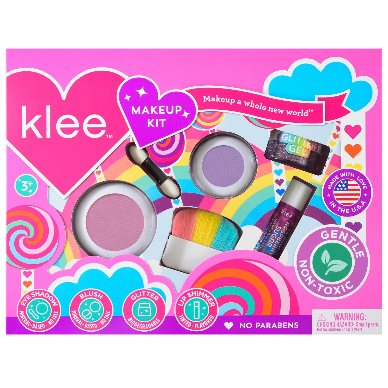 SET DE MAQUILLAJE KLEE NATURALS WHIRL WITH IT PARA NIÑOS - 1