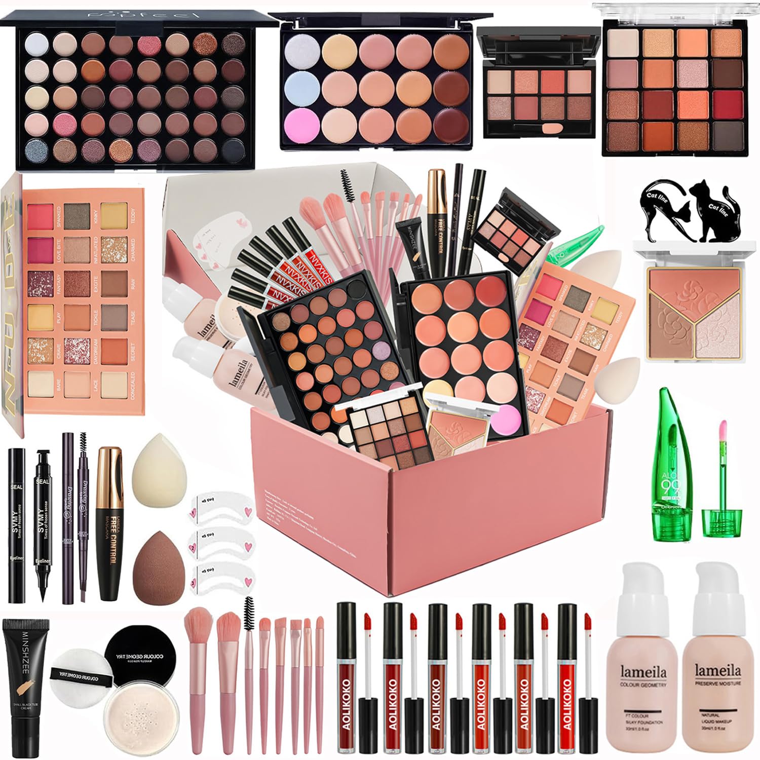 SET DE MAQUILLAJE COLIUSA ALL IN ONE KIT COMPLETO PARA MUJER - 1
