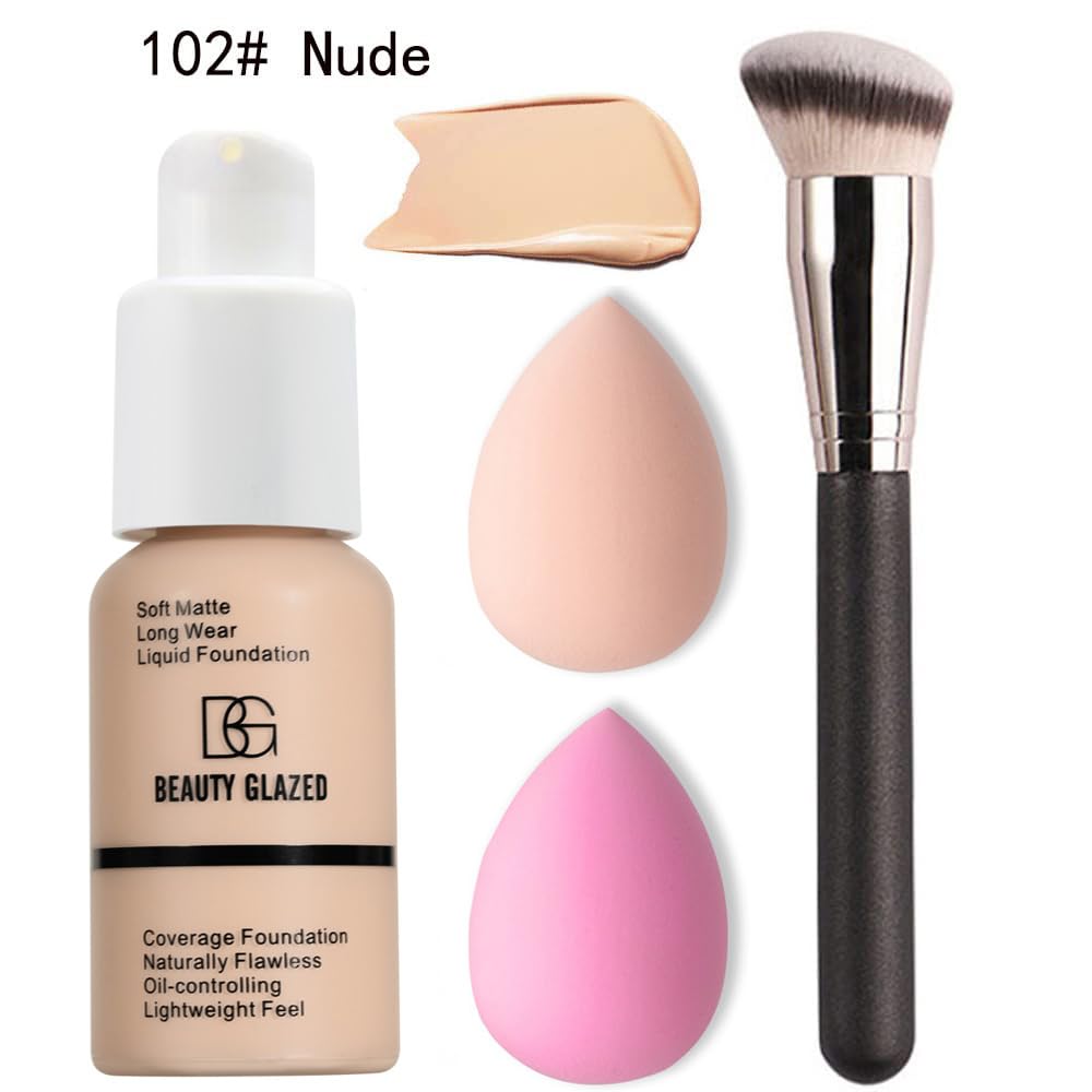SET DE MAQUILLAJE BAISEN DIARY ALL IN ONE 12 COLORES SOMBRAS, BASE NUDE, PRIMER, BROCHA, ESPONJAS, GEL CEJAS Y DELINEADOR - 3