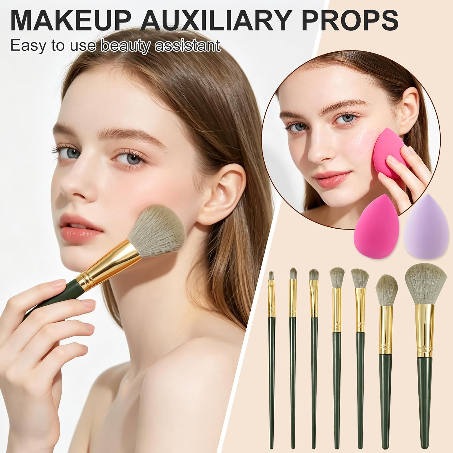 SET DE MAQUILLAJE COMPLETO AOLIKOKO HZB-082 PARA MUJER - 5