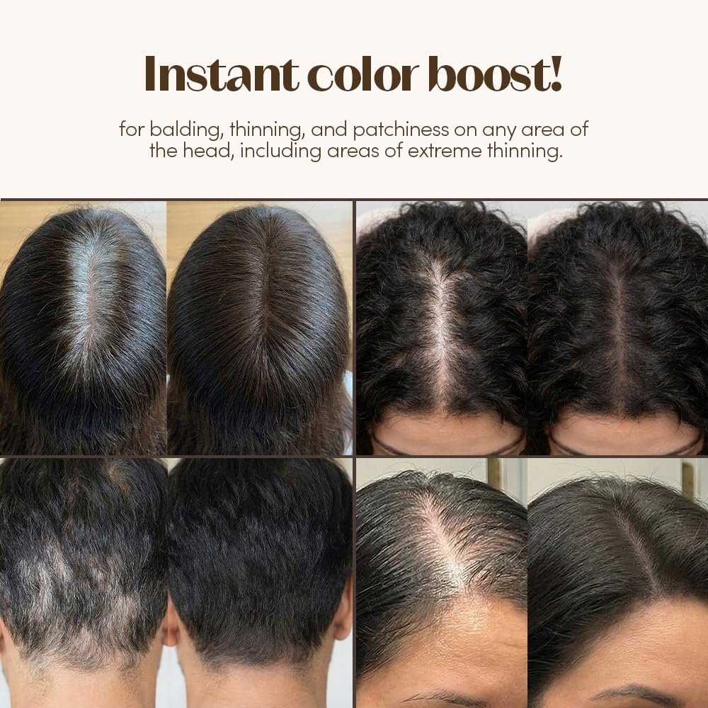 POLVO PARA RETOQUE DE RAÍCES ETUDE HAIR PANG PANG, DARK BROWN, RESISTENTE AL AGUA - 3