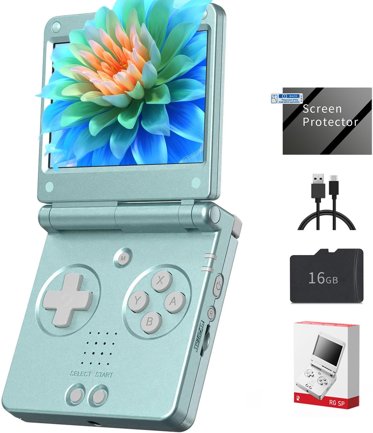 CONSOLA PORTÁTIL RG SP CINTWORY 16GB AZUL PERLA 3.4'' IPS - 1