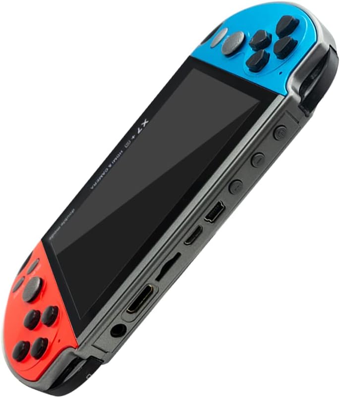 CONSOLA PORTÁTIL DREAMHAX X7 PLUS 8GB ROJA Y AZUL PANTALLA 4.3 PULGADAS - 2