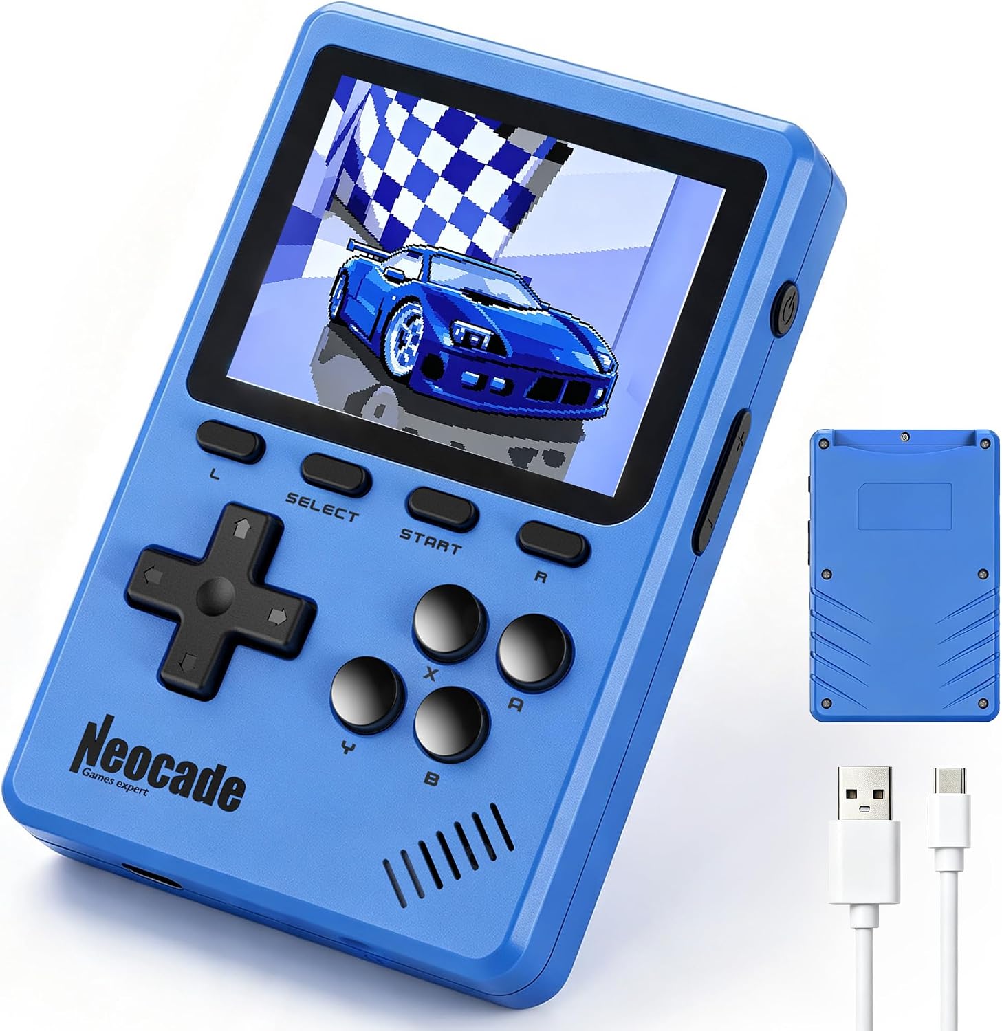 CONSOLA PORTÁTIL RETRO NEOCADE PANTALLA IPS 3' 40 JUEGOS INTEGRADOS - 1