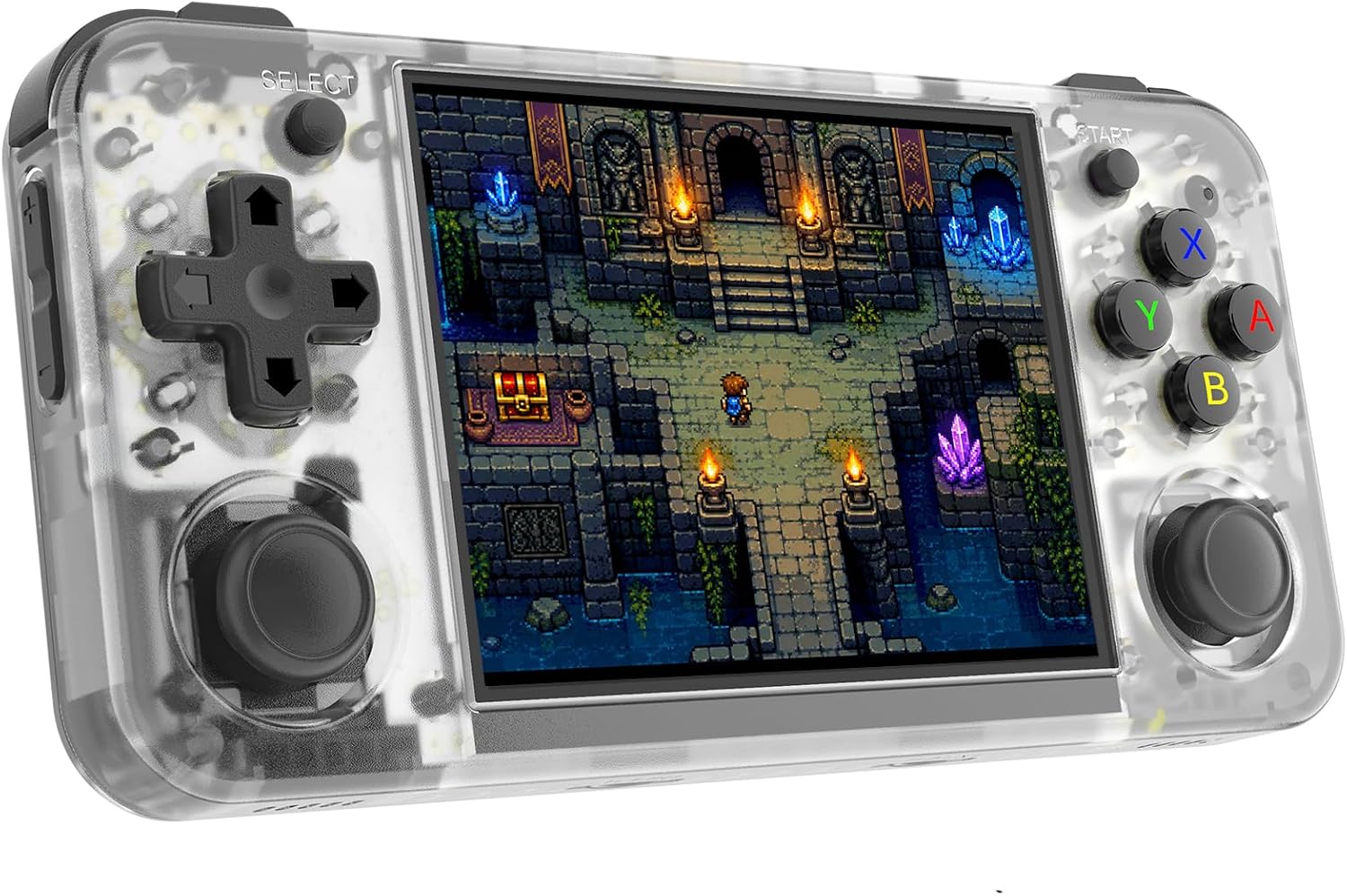 CONSOLA DE VIDEOJUEGOS PORTÁTIL RETRO ANBERNIC RG35XX H 64GB BLANCA - 1