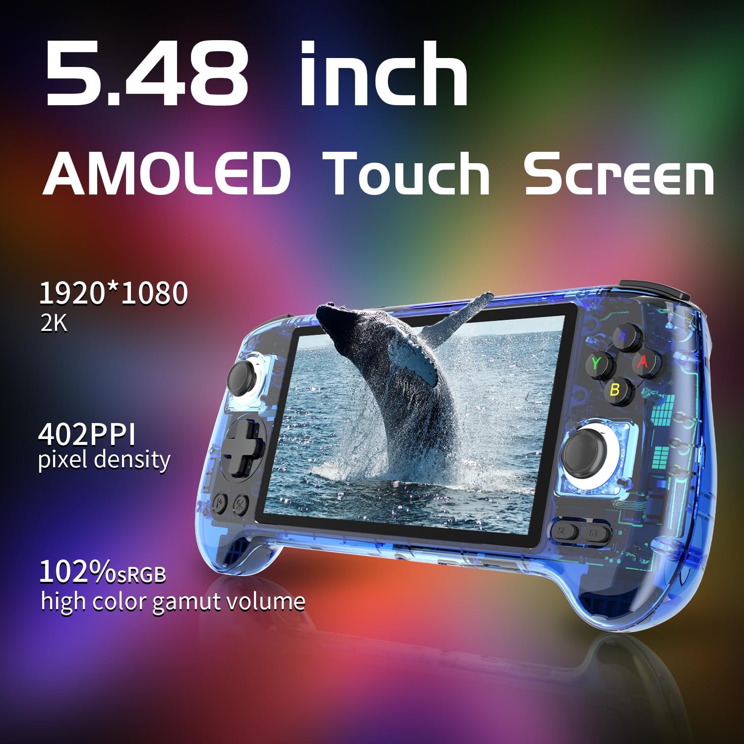 CONSOLA PORTÁTIL GIIPGOOP RG556 AZUL 128GB ANDROID 13 - 2