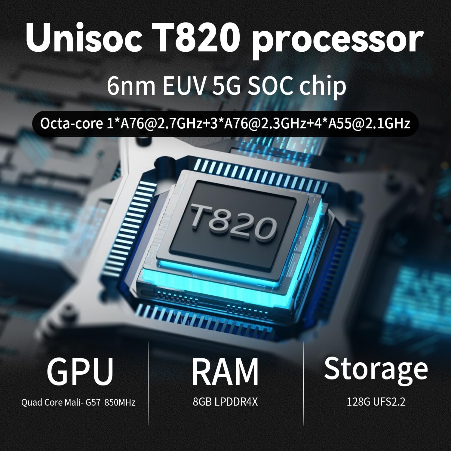 CONSOLA PORTÁTIL GIIPGOOP RG556 AZUL 128GB ANDROID 13 - 5