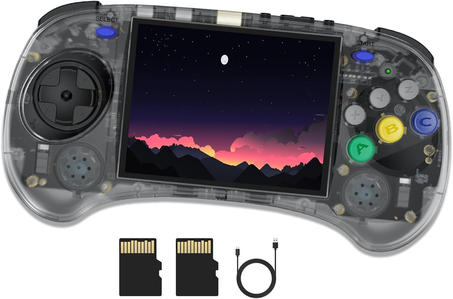 CONSOLA PORTÁTIL RETRO DOSNURA RG ARC-S 128GB NEGRA - 1