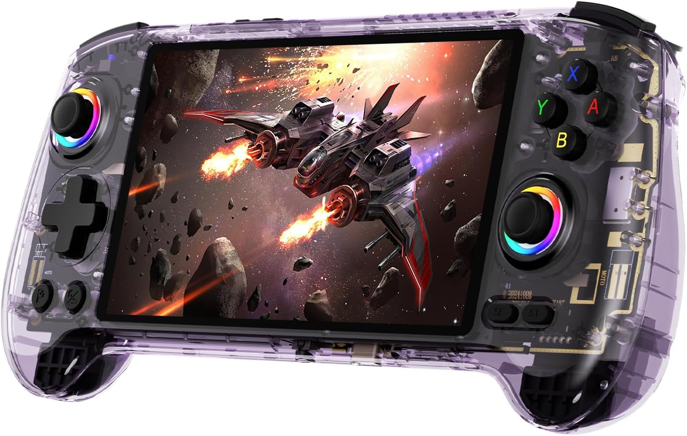 CONSOLA PORTÁTIL ANBERNIC RG557 ANDROID 14 12GB RAM 5.48' AMOLED MORADO - 1
