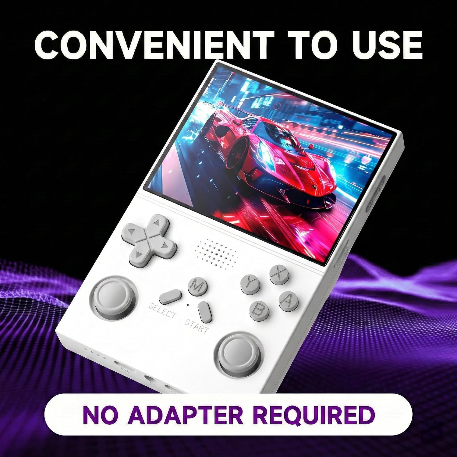 CONSOLA DE VIDEOJUEGOS PORTÁTIL RETRO YKASEK R40 128GB BLANCA - 4