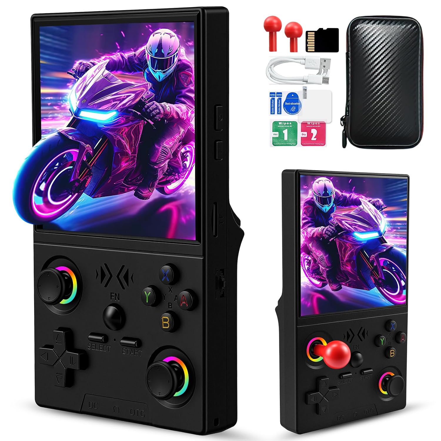 CONSOLA DE VIDEOJUEGOS PORTÁTIL UYTGXEN XF40V CON JOYSTICKS DESMONTABLES Y PANTALLA IPS 4.0 PULGADAS - 1