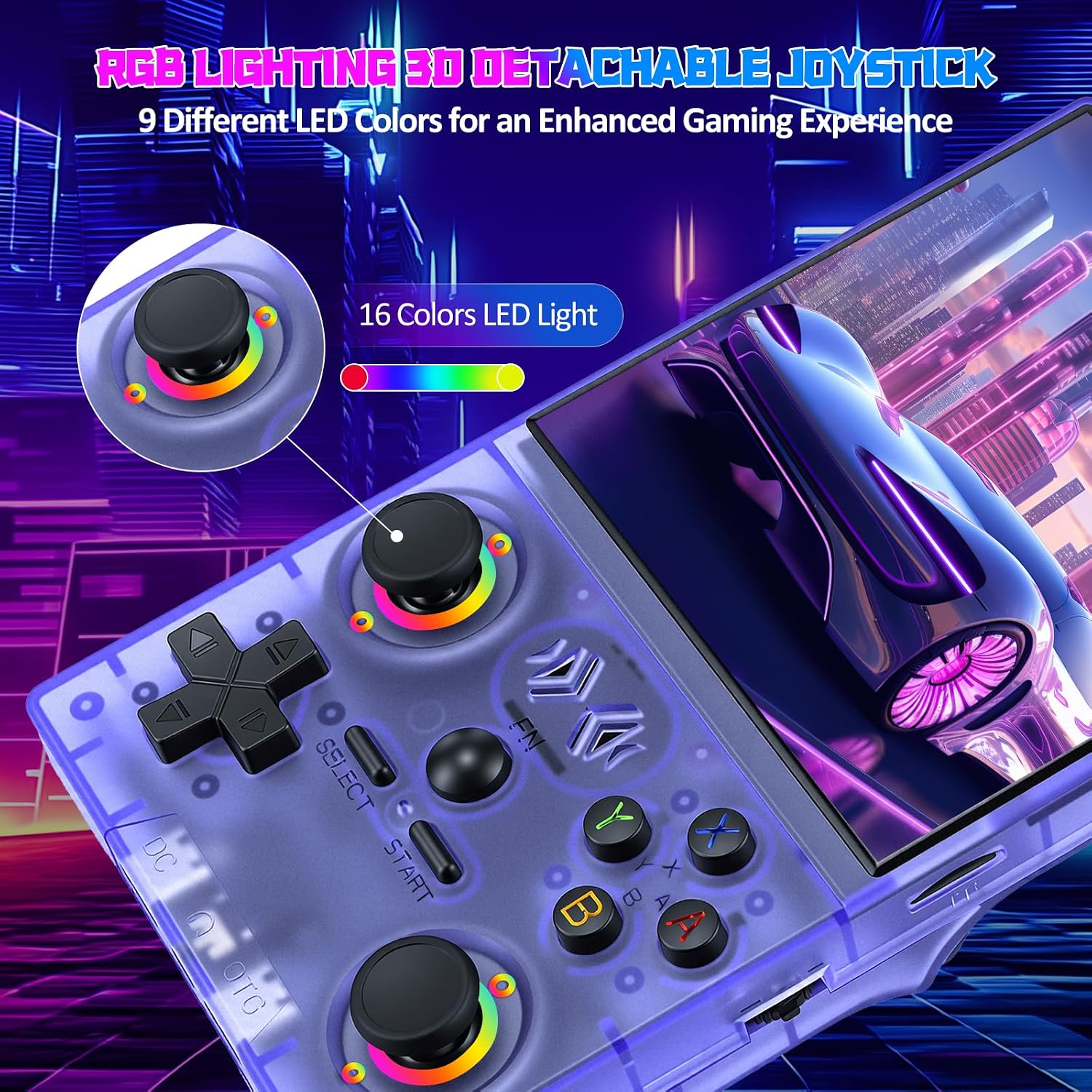 CONSOLA DE VIDEOJUEGOS PORTÁTIL UYTGXEN XF40V 64GB PANTALLA 4.0 PULGADAS - 3