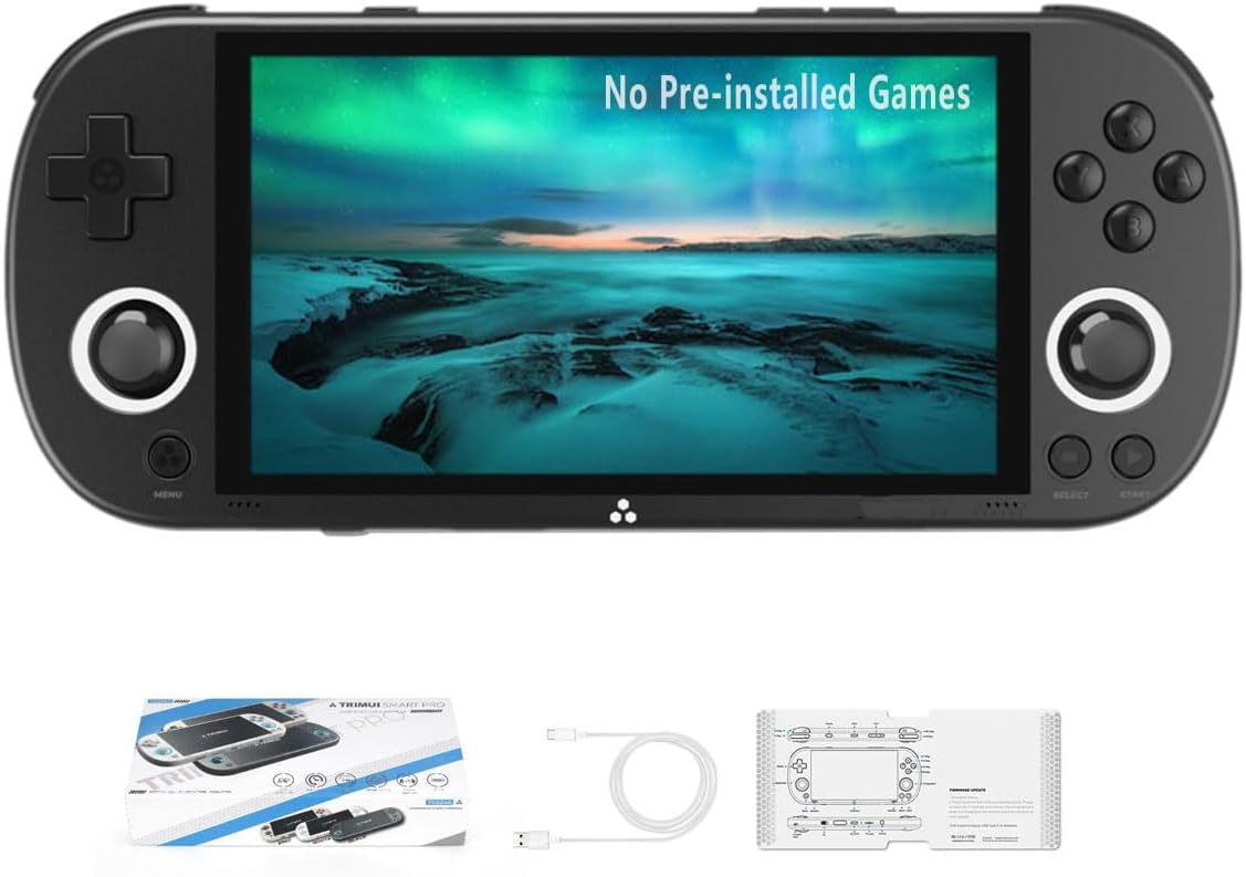 CONSOLA DE VIDEOJUEGOS WESICH TRIMUI SMART PRO PANTALLA 4.96 PULGADAS 720X1280 IPS - 1