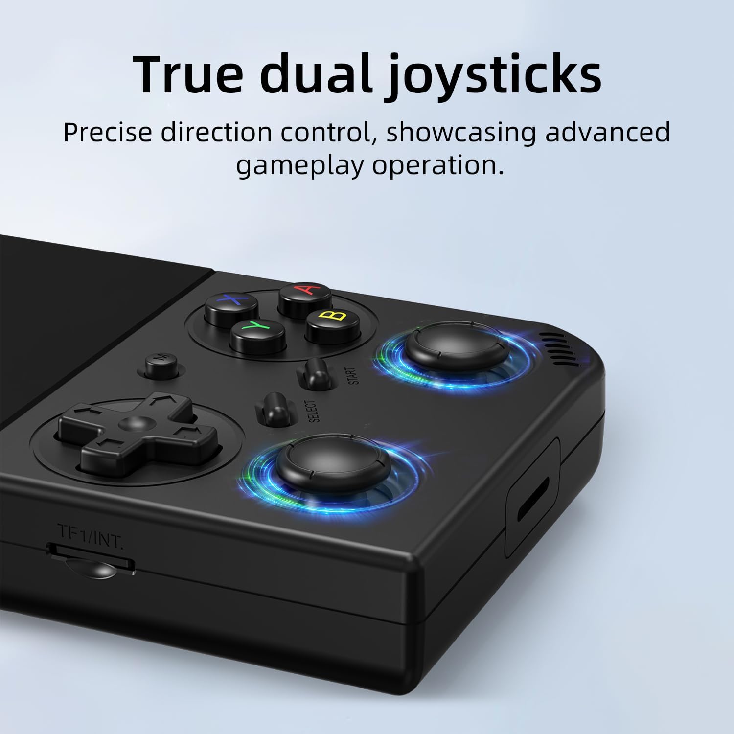 CONSOLA PORTÁTIL DE VIDEOJUEGOS GIIPGOOP RG35XX PRO 64GB NEGRA - 3