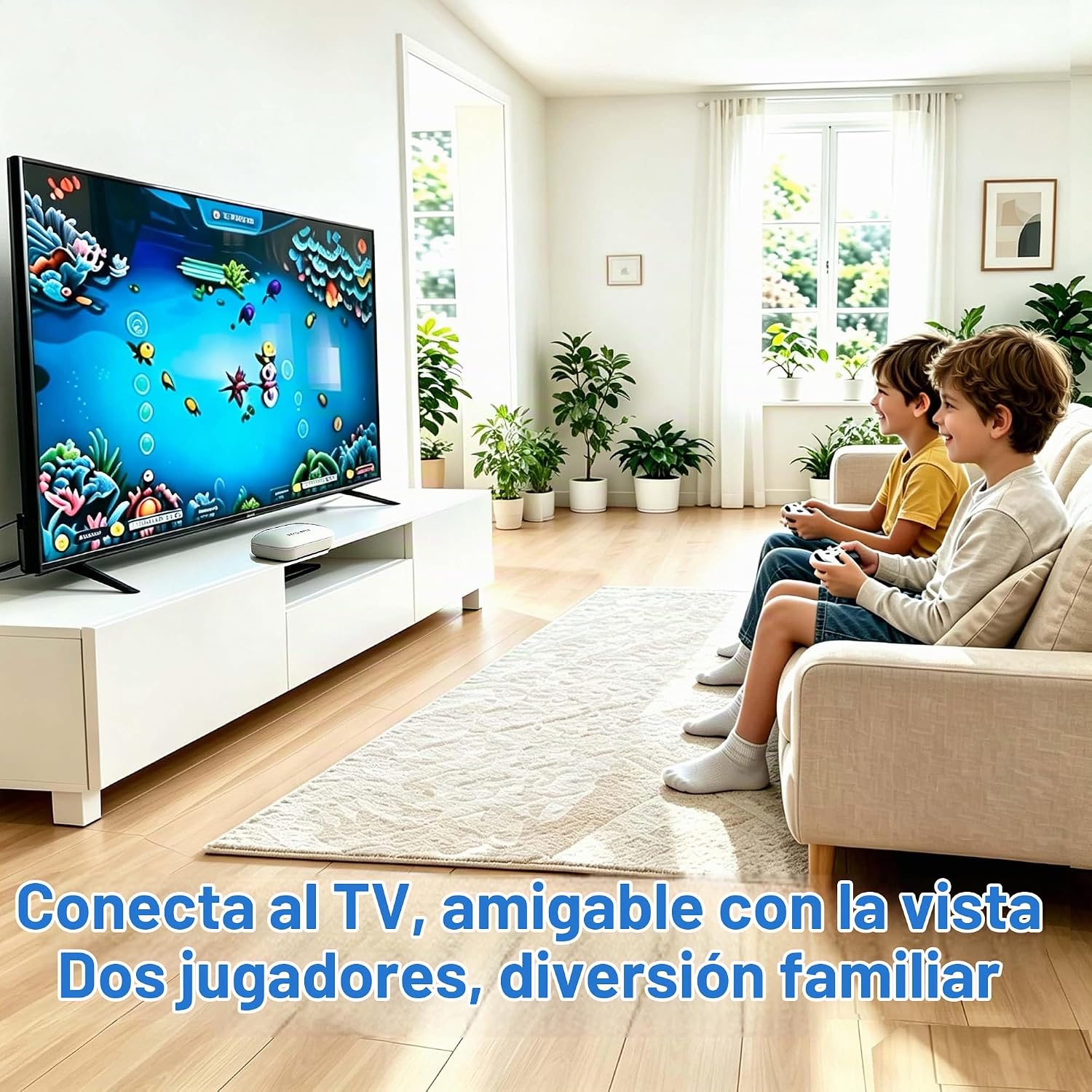 CONSOLA DE VIDEOJUEGOS YRPRSODF CON MÁS DE 100 JUEGOS INTEGRADOS Y CONTROL INALÁMBRICO 2.4G - 5