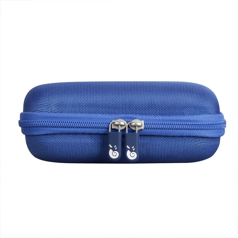 ESTUCHE RÍGIDO DE VIAJE HERMITSHELL PARA CONSOLA CLÁSICA FC RETRO AZUL - 4