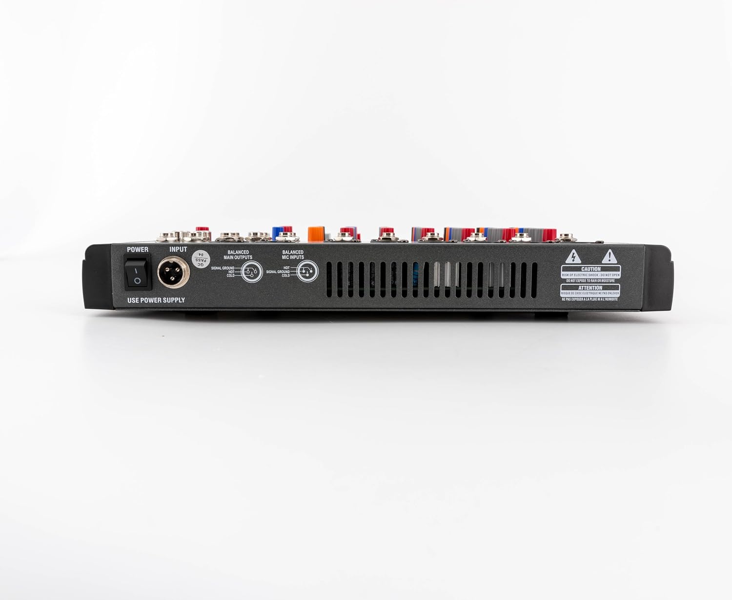 MEZCLADOR DE AUDIO 6 CANALES IOENC CON BLUETOOTH Y ECUALIZADOR DE 3 BANDAS - 5