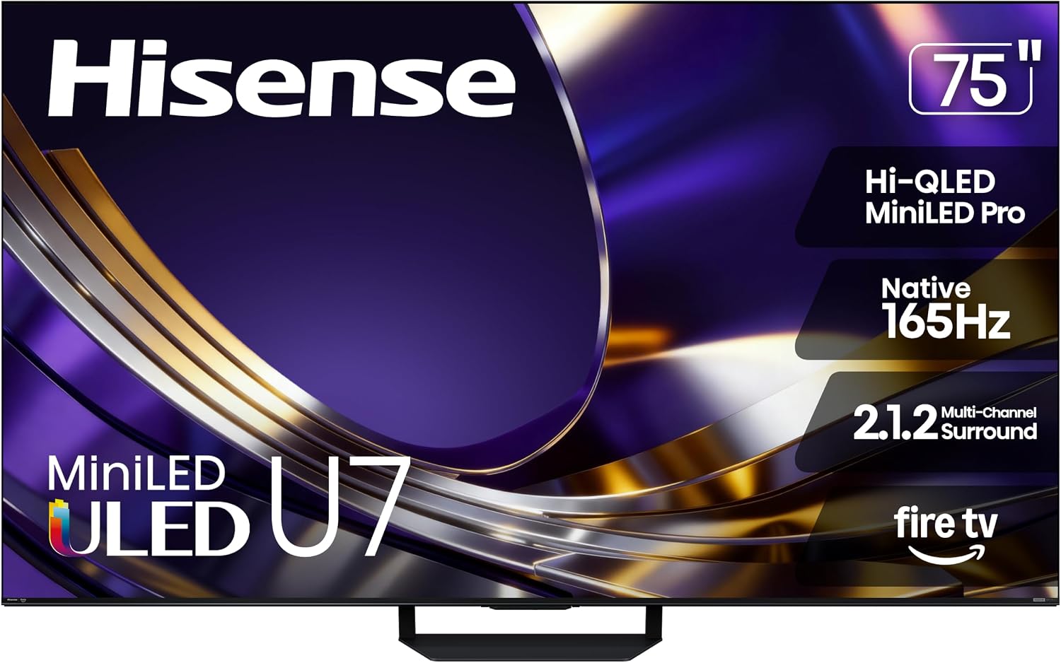 TELEVISOR HISENSE 75' U7 MINI-LED ULED 4K UHD SMART FIRE TV 2026 - 1