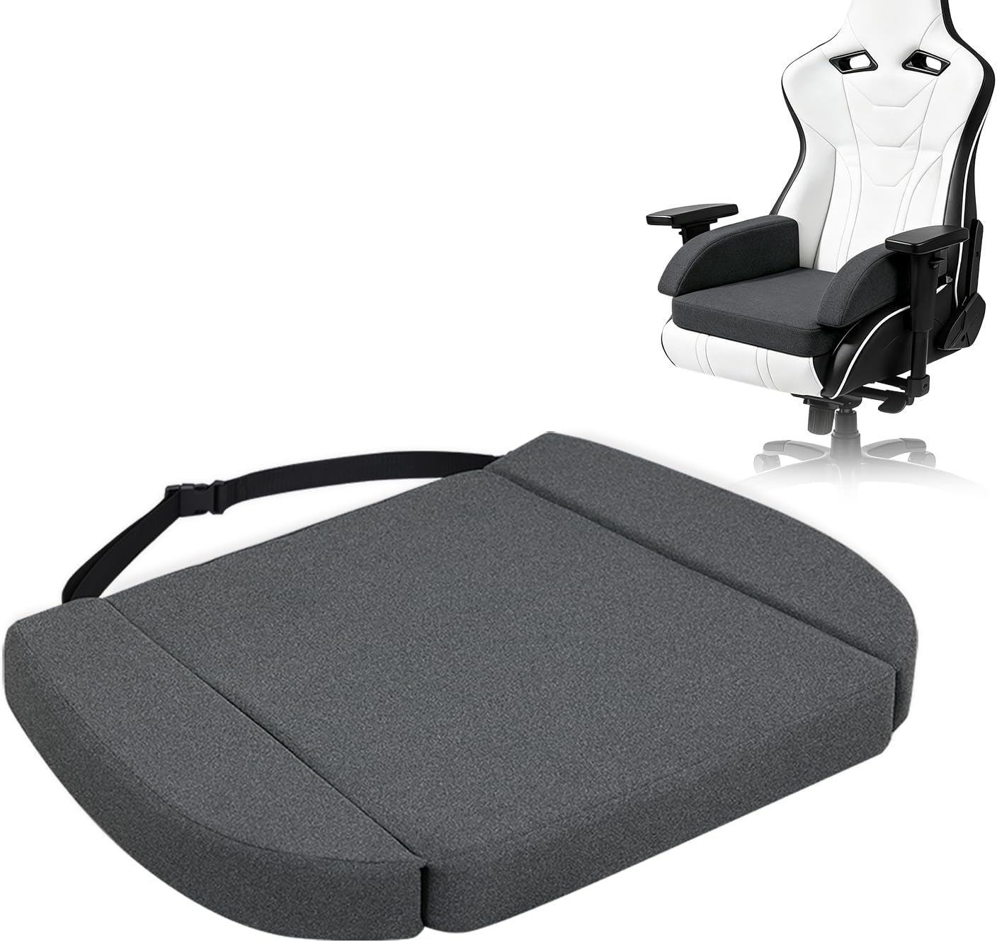 ALMOHADILLA PARA SILLA GOFORIT CON ESPUMA DE DOBLE CAPA PARA GAMING Y OFICINA - 1