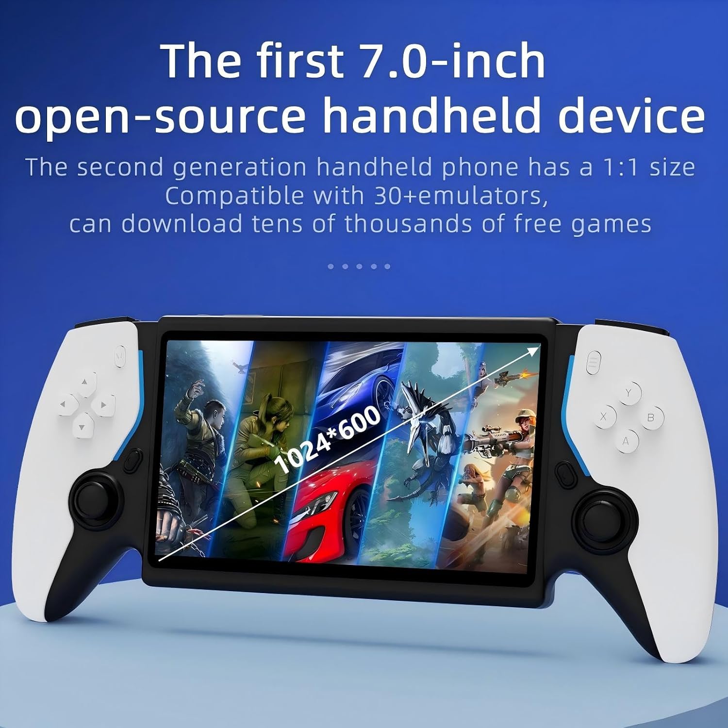 CONSOLA PORTÁTIL RETRO UGTENVERSI 7 PULGADAS BLANCA - 3