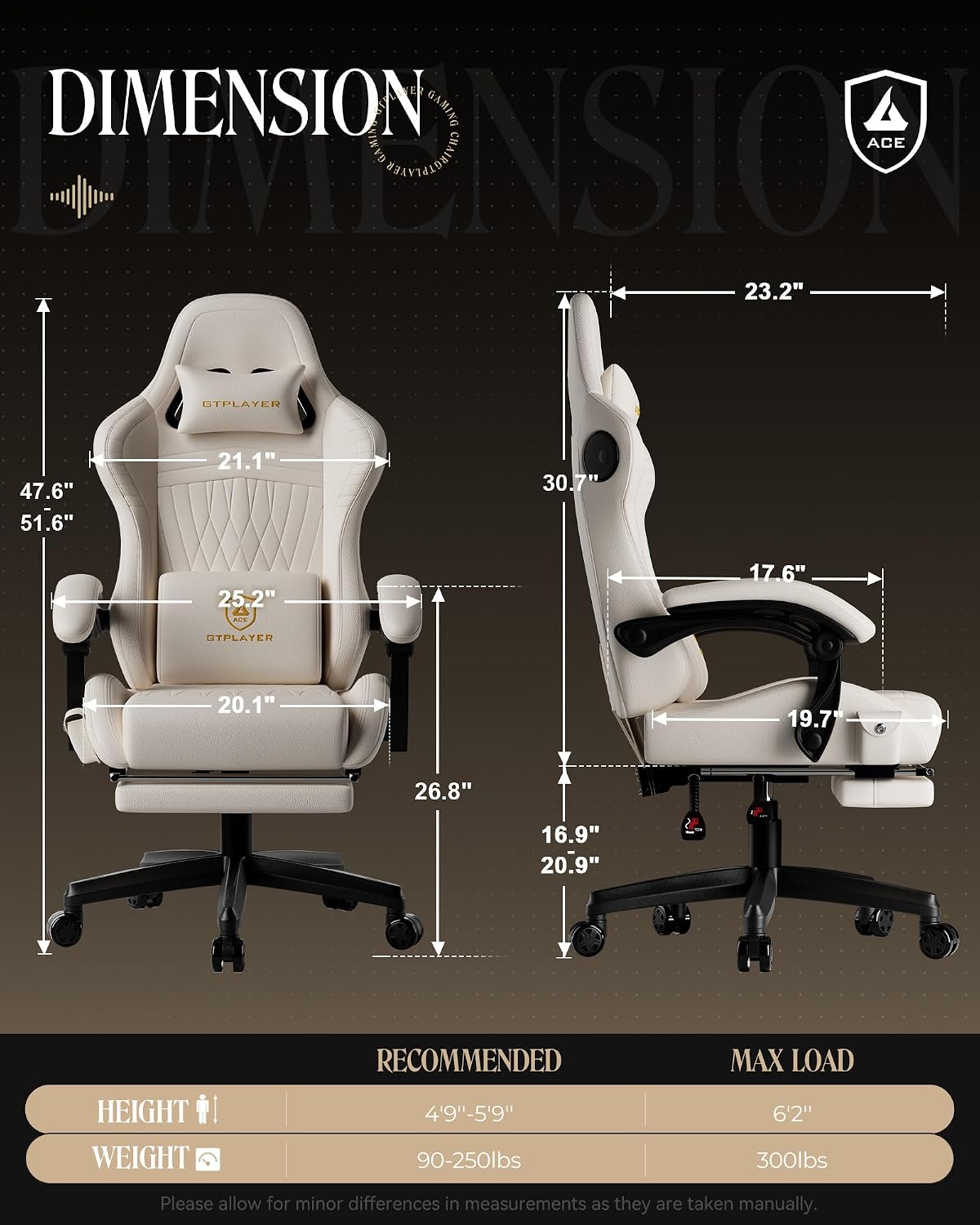 SILLA DE OFICINA GTPLAYER GAMING OFF WHITE - 2