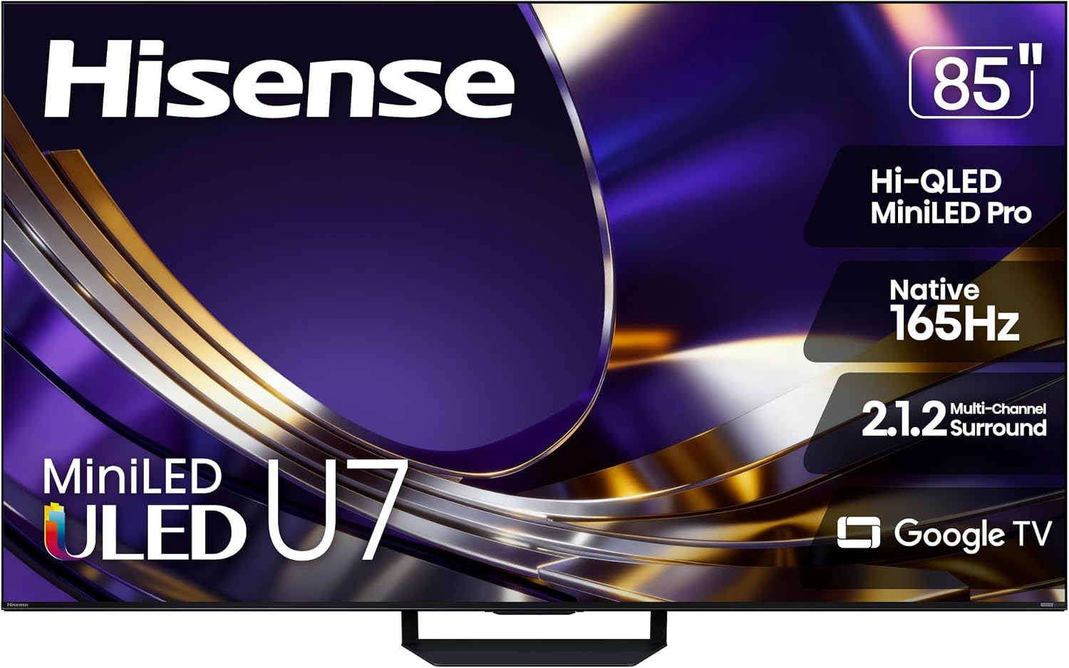 TELEVISOR HISENSE 85' U7 MINI-LED ULED 4K UHD SMART GOOGLE TV 2026 - 1