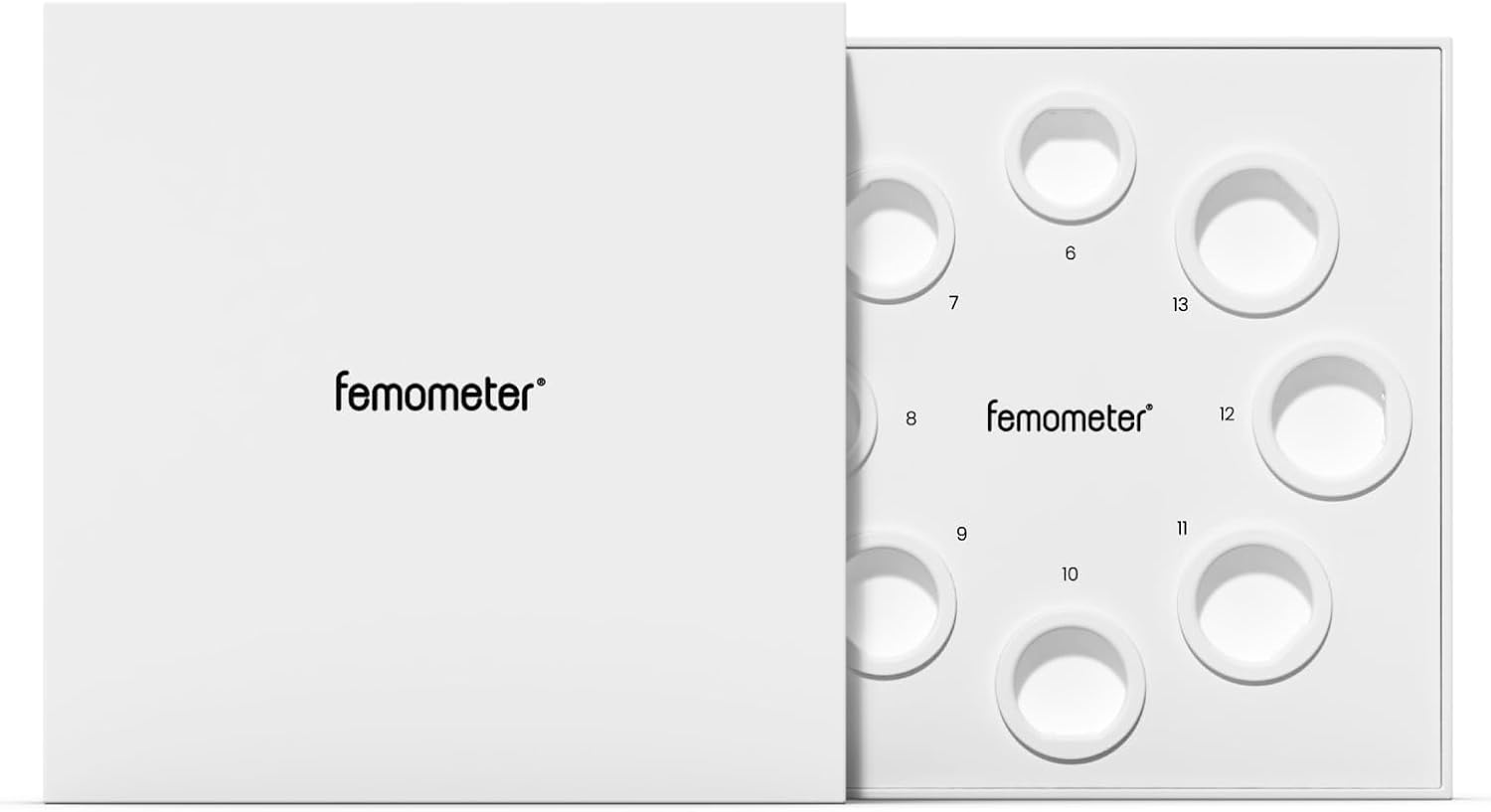 KIT DE MEDICIÓN PARA ANILLO INTELIGENTE FEMOMETER GEN2 TALLAS 6-13 - 1