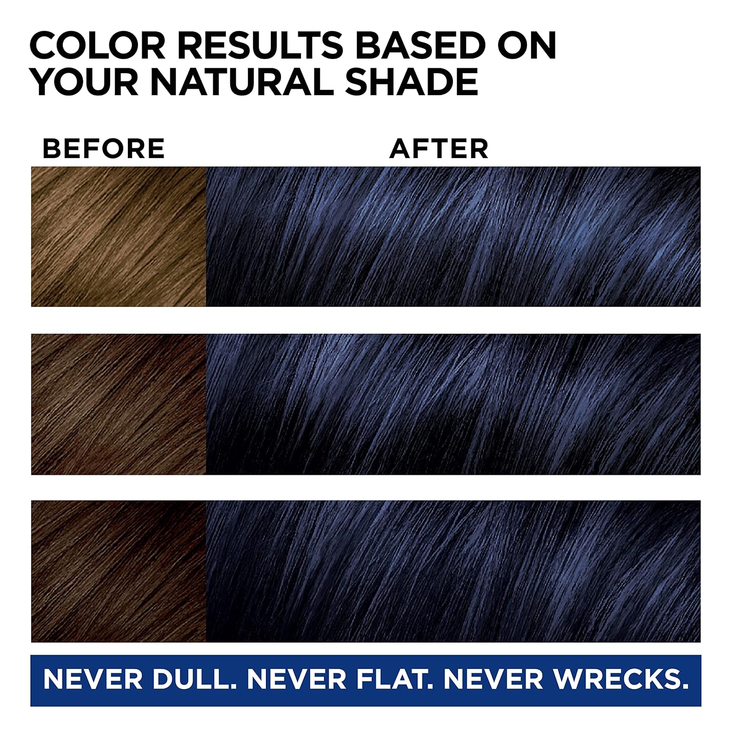 KIT DE TINTURA PERMANENTE PARA CABELLO L'OREAL PARIS FERIA MIDNIGHT BOLD TWILIGHT HAZE - 3