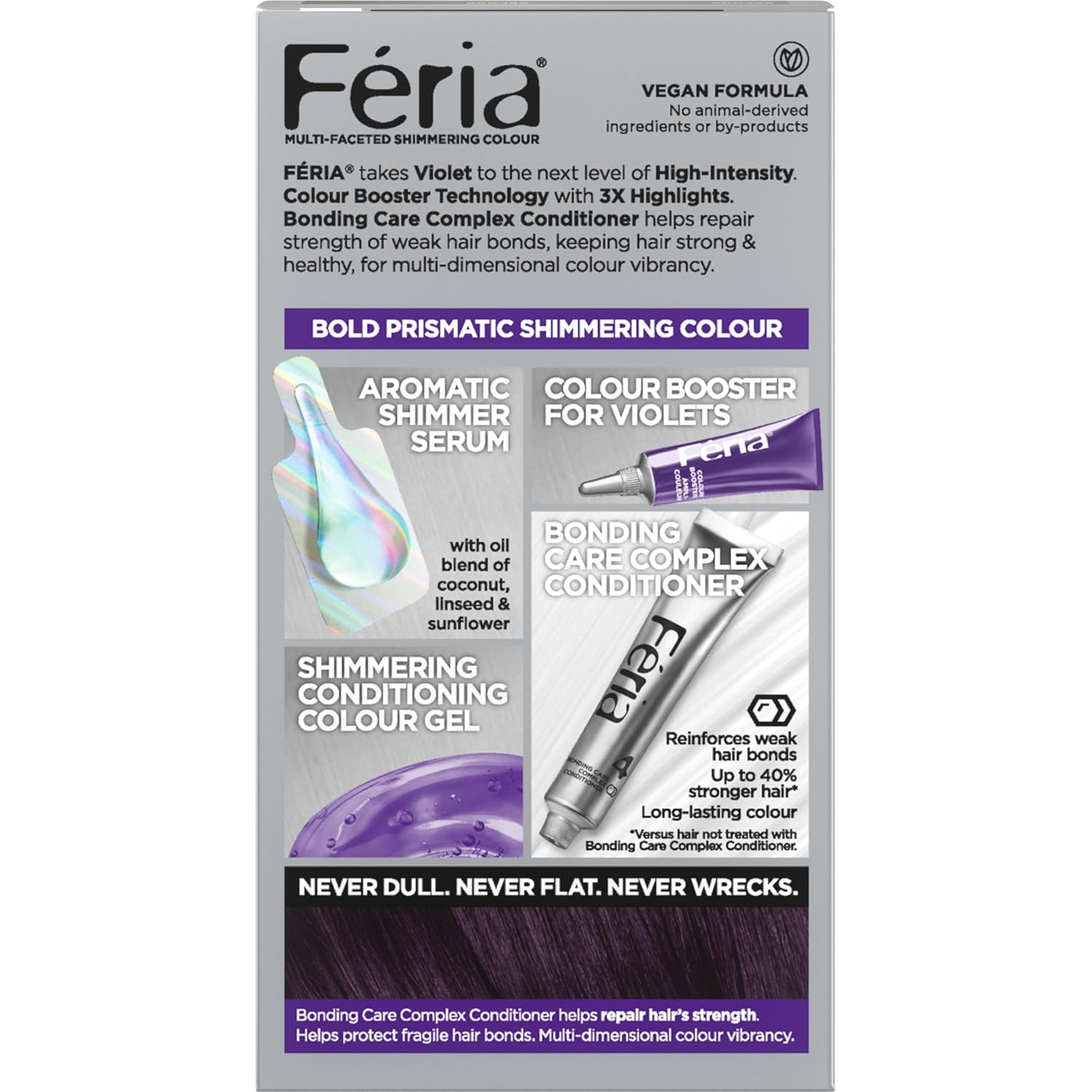 TINTURA PERMANENTE PARA CABELLO L'OREAL PARIS FERIA V28 MIDNIGHT VIOLET - 3