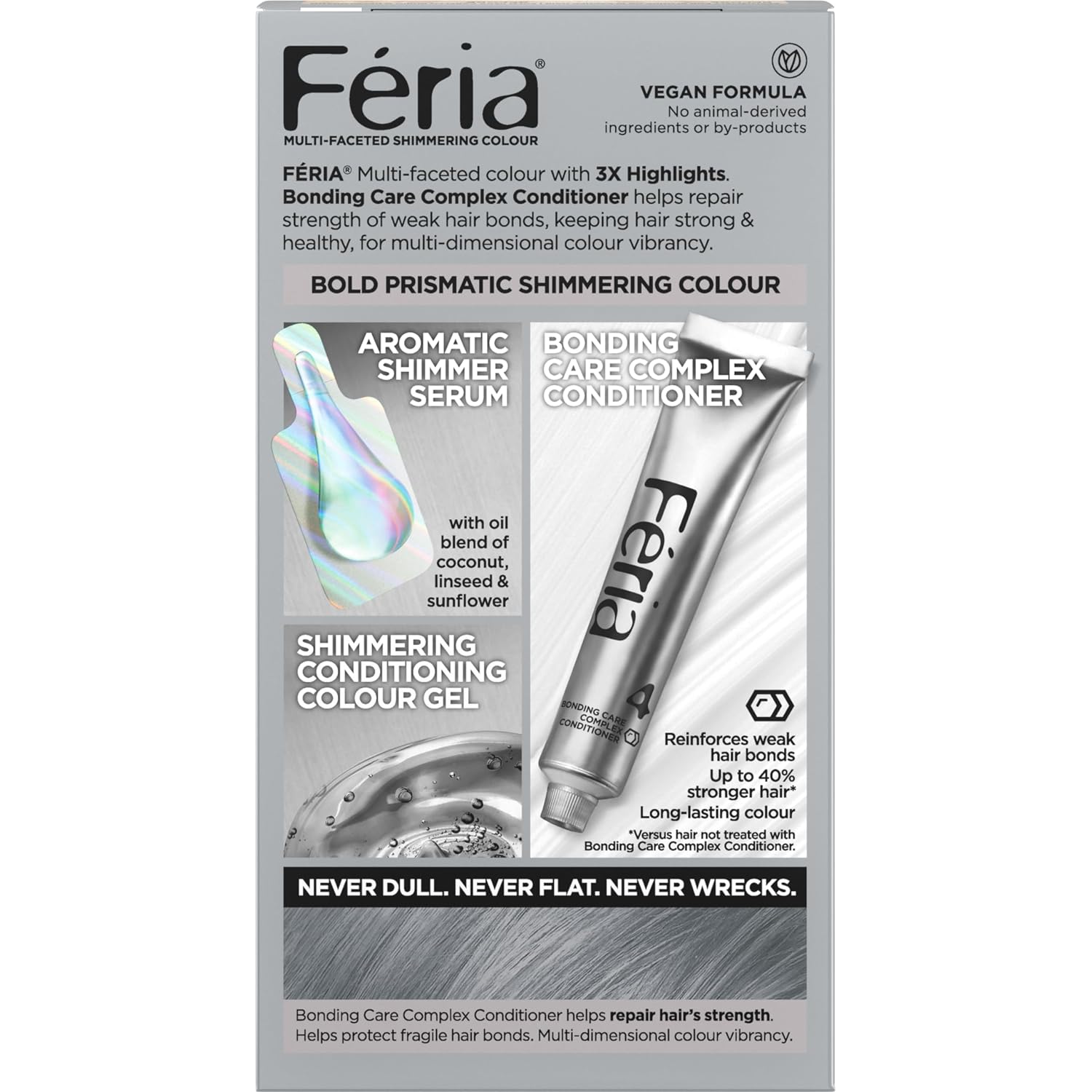 TINTE PERMANENTE PARA CABELLO L'OREAL PARIS FERIA SMOKEY SILVER - 3