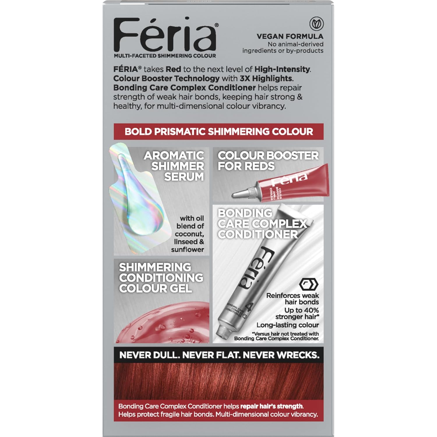TINTE PERMANENTE PARA CABELLO L'OREAL PARIS FERIA R68 RUBY RUSH ROJO RUBÍ - 3