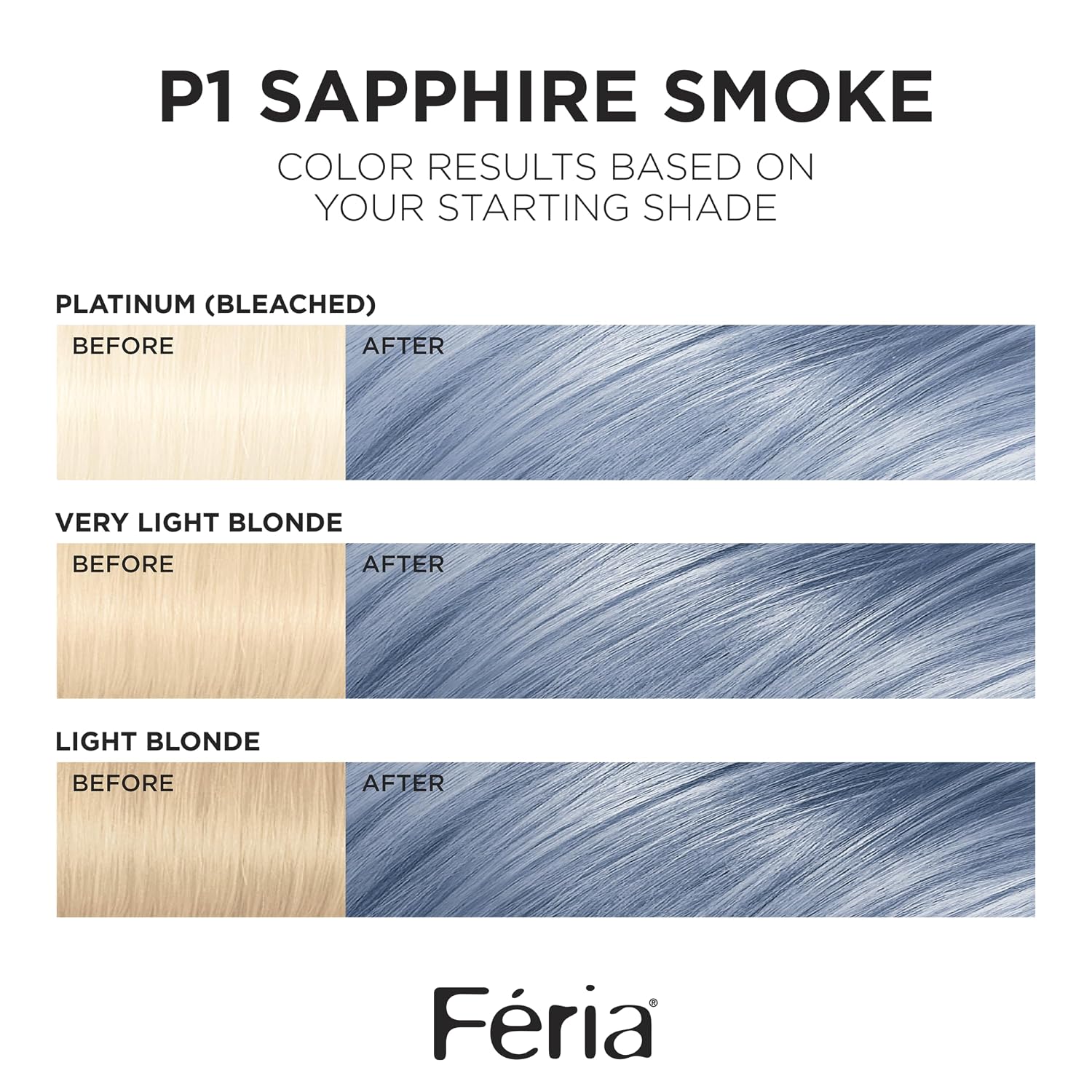 TINTE PERMANENTE PARA CABELLO L'OREAL PARIS FERIA 411 SAPPHIRE SMOKE - 2
