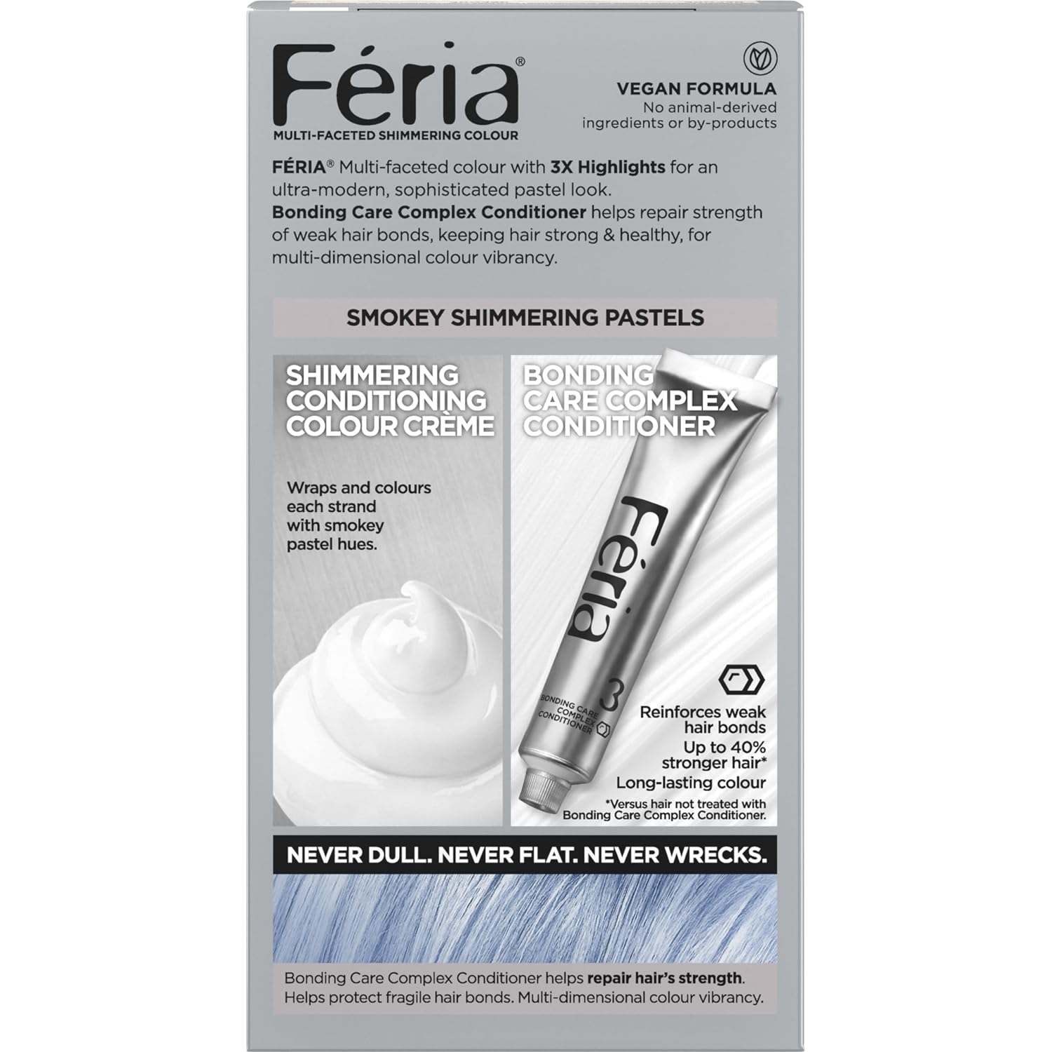 TINTE PERMANENTE PARA CABELLO L'OREAL PARIS FERIA 411 SAPPHIRE SMOKE - 3