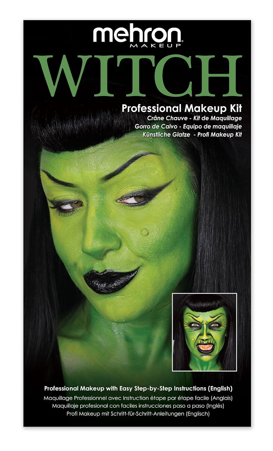 SET DE MAQUILLAJE PROFESIONAL MEHRON MAKEUP CHARACTER KIT - WITCH - 1