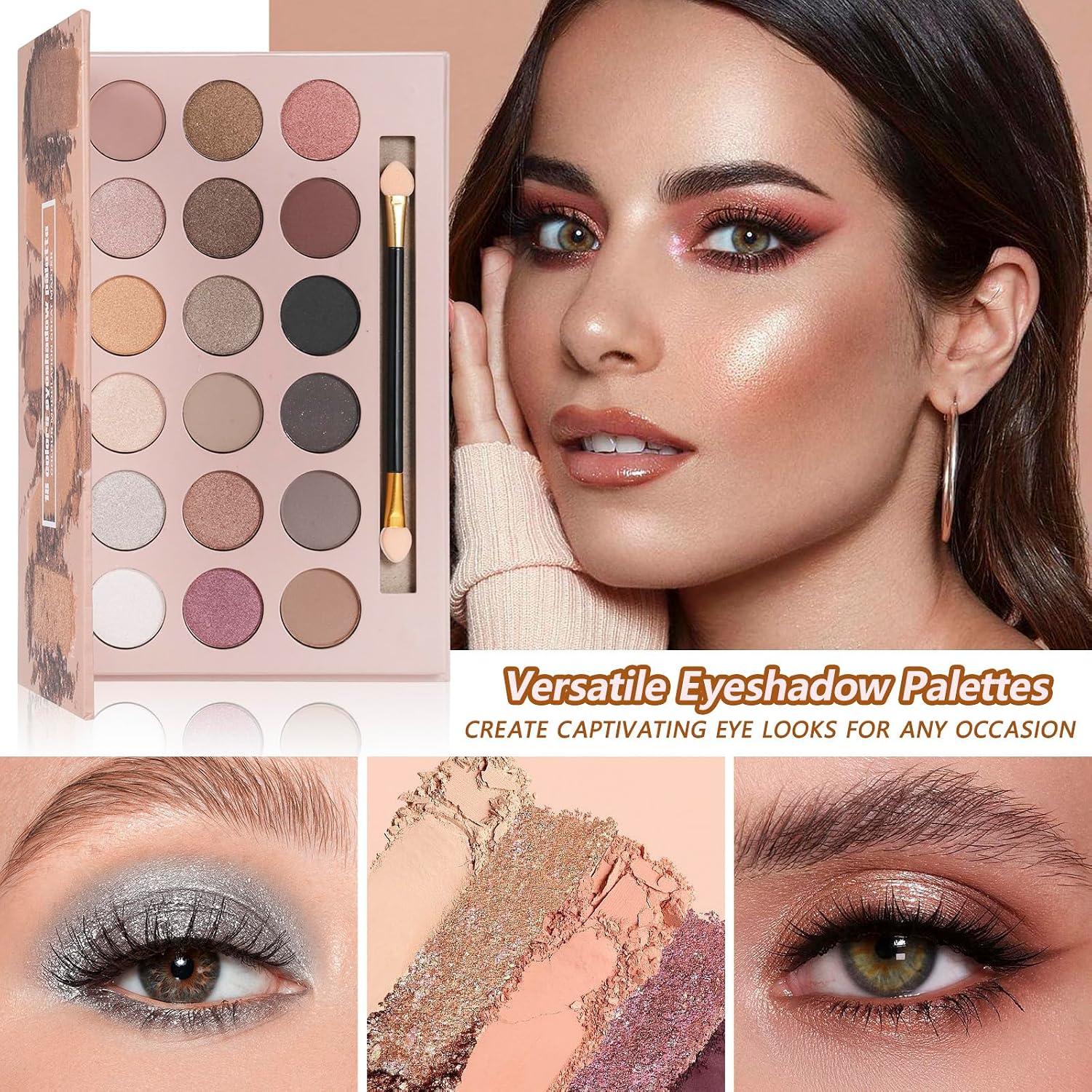 SET DE MAQUILLAJE KAVCENT COMPLETO PARA MUJERES Y ADOLESCENTES - 4