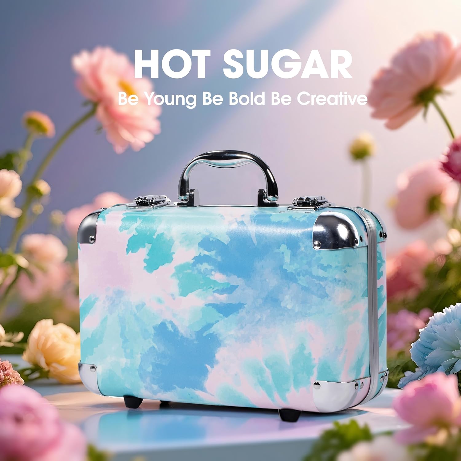 SET DE MAQUILLAJE HOT SUGAR ALL-IN-ONE PARA ADULTOS Y NIÑAS AZUL TIE-DYE - 5