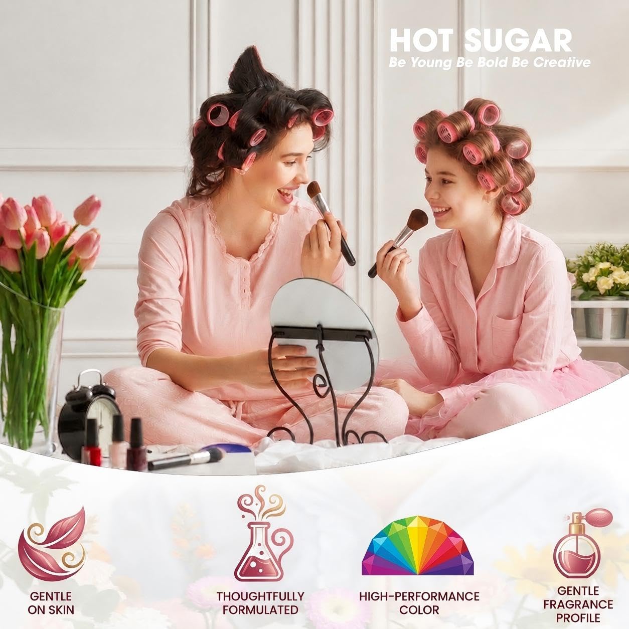 SET DE MAQUILLAJE HOT SUGAR MERMAID CON ESTUCHE PARA ADOLESCENTES Y MUJERES - 4