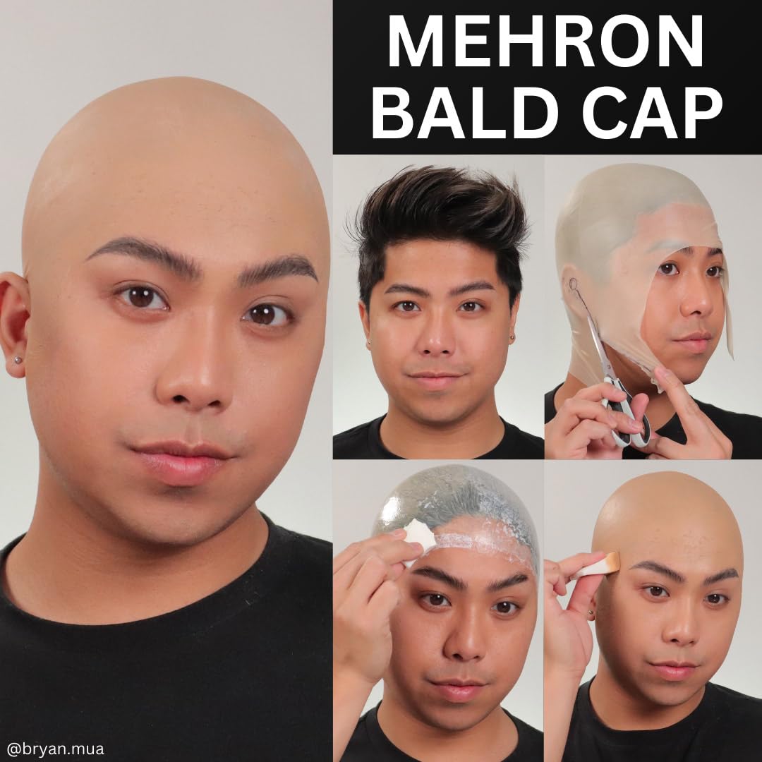 SET DE MAQUILLAJE PROFESIONAL MEHRON MAKEUP CHARACTER KIT BALD CAP - 4