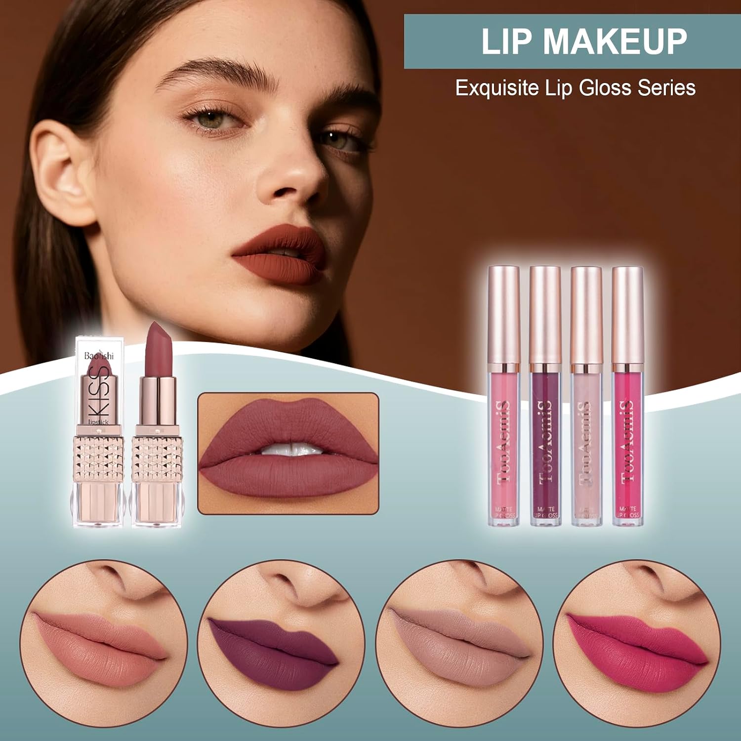 SET DE MAQUILLAJE COMPLETO TOOAEMIS PARA MUJER - 5